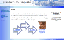 Tablet Screenshot of cms.grundversicherung.net